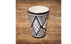 Mugg svart 11 cm