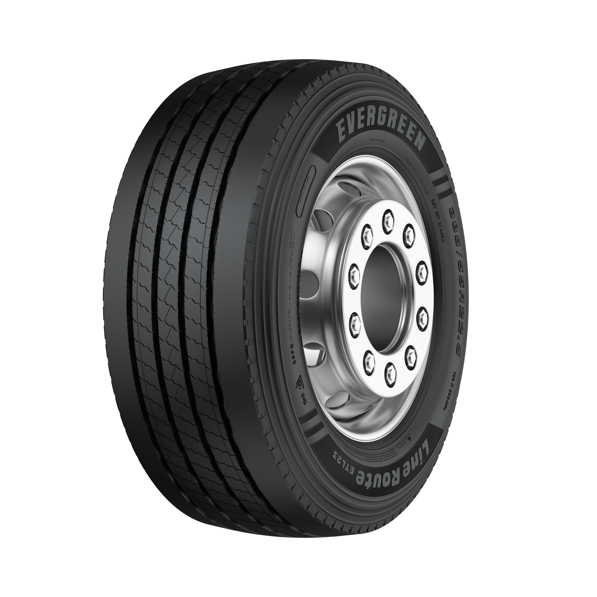 EVERGREEN 385/55R22.5 ETL23 20PR 160K Styr/Trailer