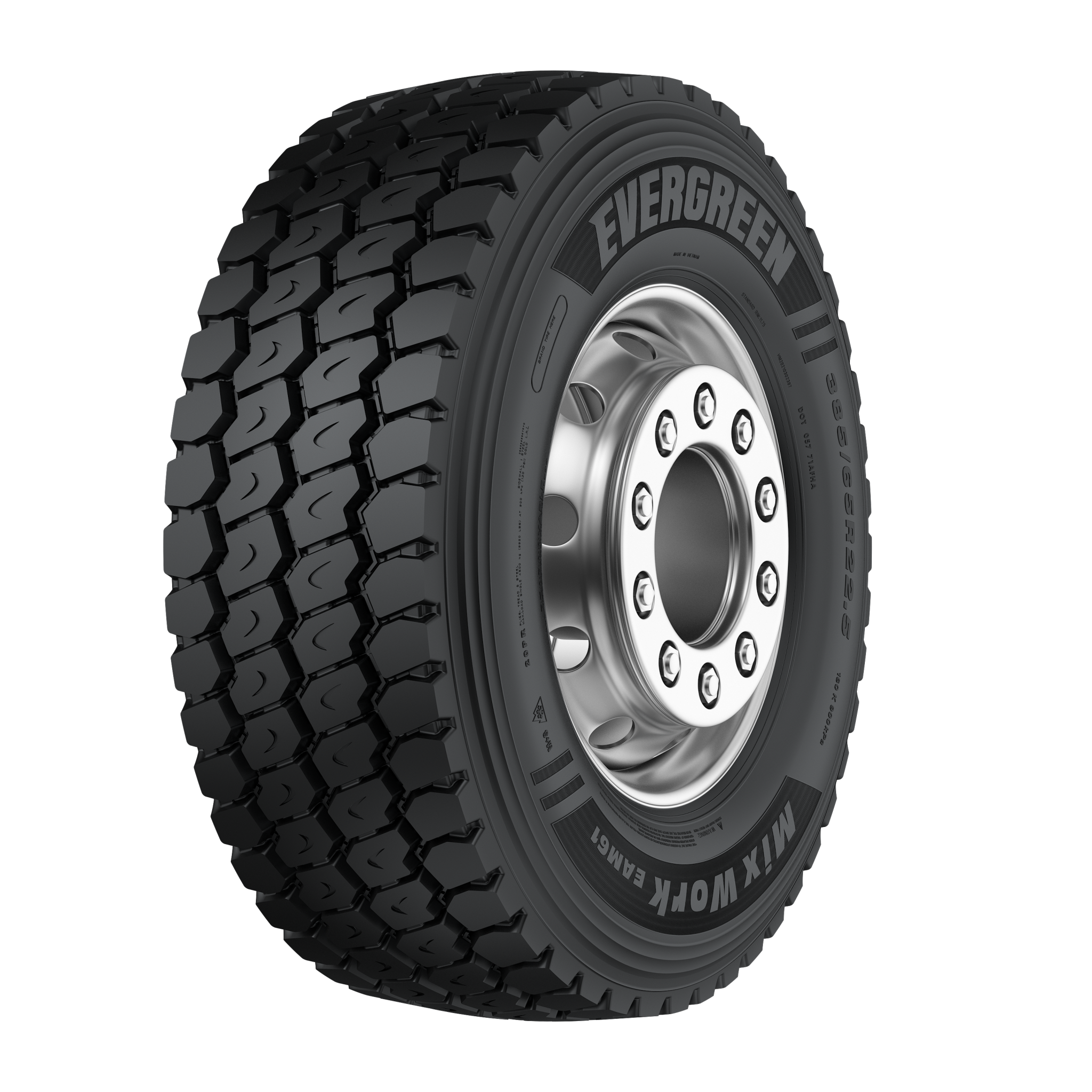 EVERGREEN 385/65R22.5 EAM61 164K 24PR All-Position