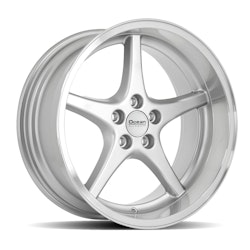 Ocean MK18 Silver 8,5x18 5x108 ET6 NAV 65,1 - 215/35R18 Budgetdäck