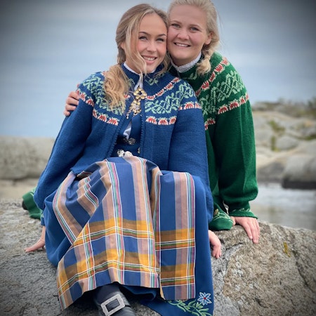Garnpakke jakke Lisa tilpasset Nordlandsbunaden inkl. mønster