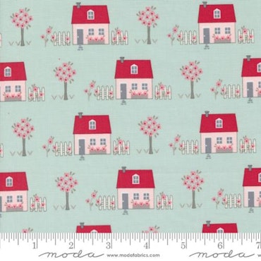 Bomullsstoff ¨My summer house¨