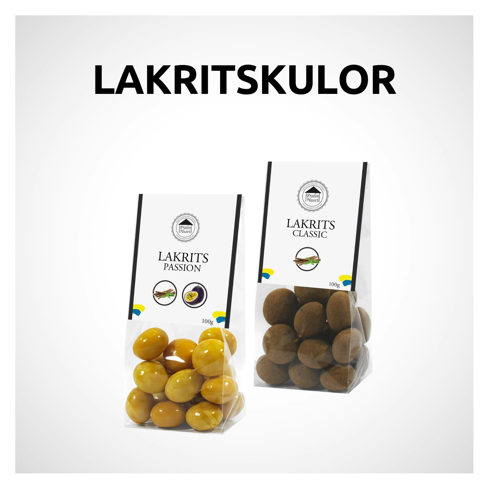 LAKRITSKULOR - PralinHuset Återförsäljare