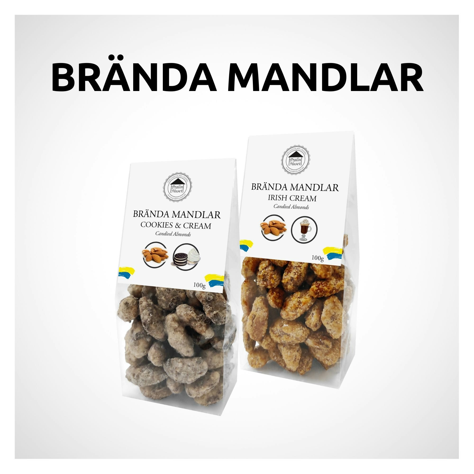 BRÄNDA MANDLAR - PralinHuset Återförsäljare