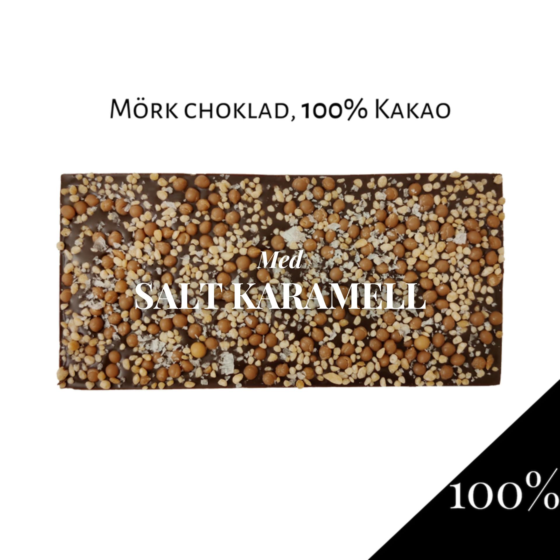 100% Choklad - Salt Karamell 100g (x 10st)