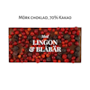 70% Mörk Choklad - Lingon & Blåbär 100g (x 10st)