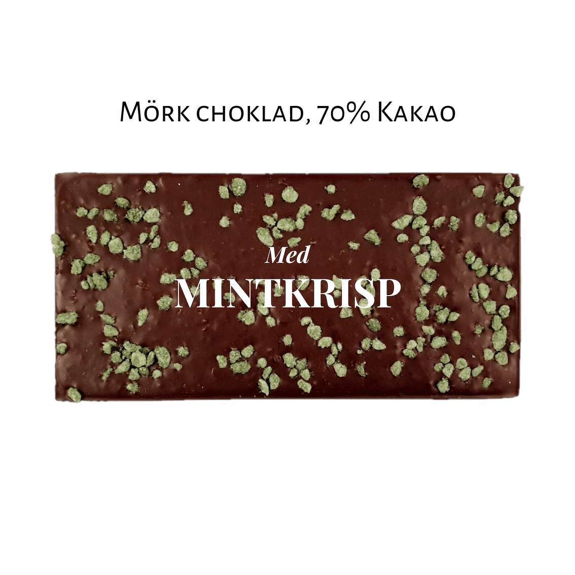 70% Mörk Choklad - Mintkrisp 90g (x 10st)