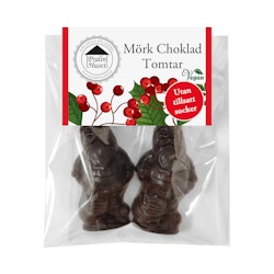 Tomtar 25g - Sockerfri Mörk Choklad (x 20st)