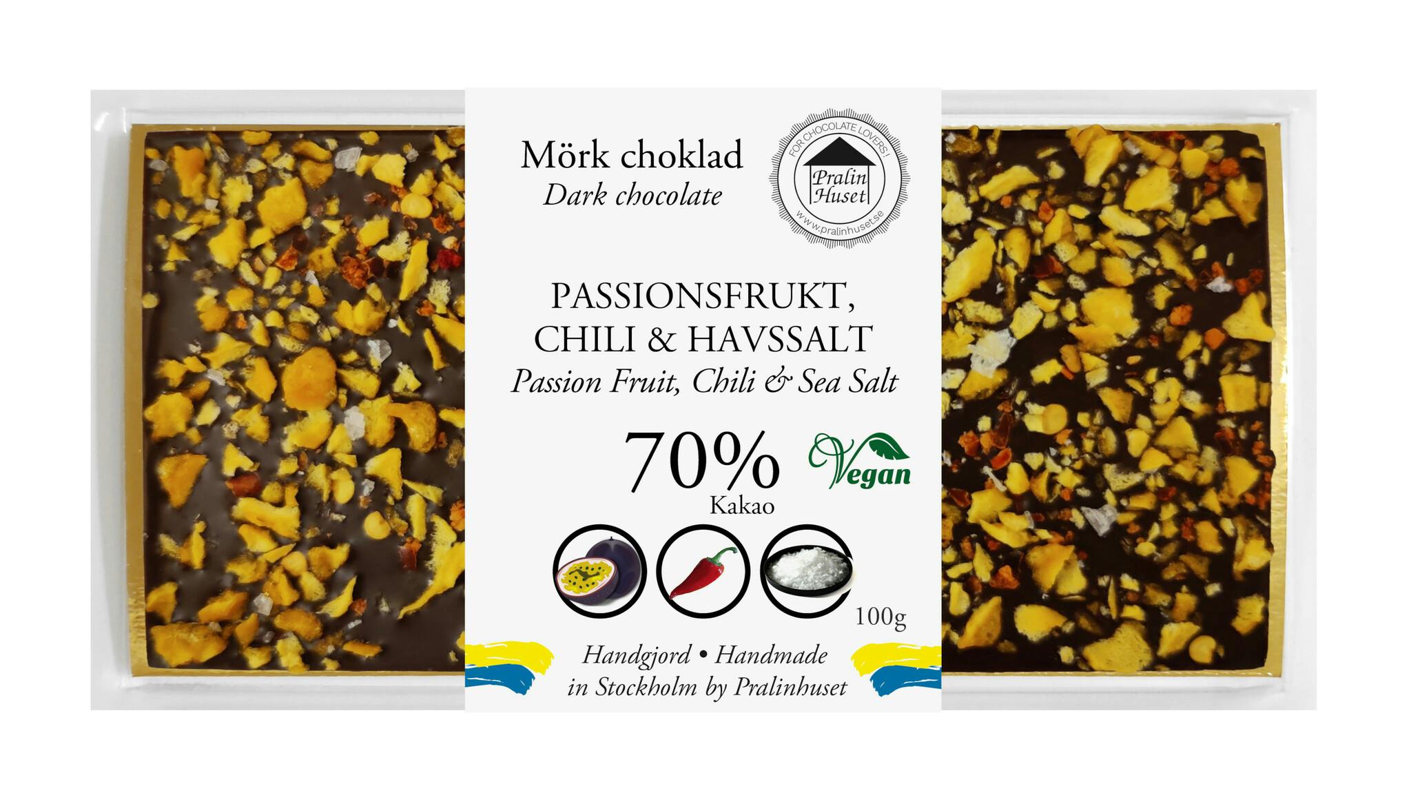 Mixlåda 2 - 70% Mörk Choklad (20st i KRT/4 sorter)
