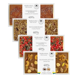 Mixlåda 5 - 40% Choklad (20st i KRT/4 sorter)