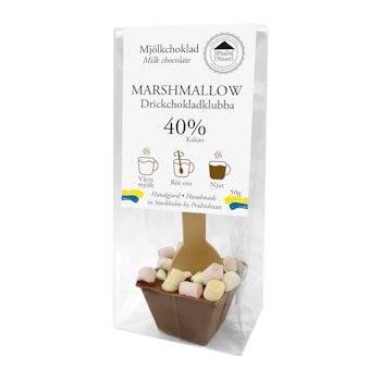 Drickchoklad - 40% Choklad - Marshmallows 50g (x 15st)