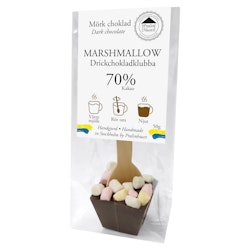 Drickchoklad - 70% Choklad - Marshmallows 50g (x 15st)