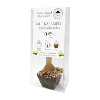 Drickchoklad - 70% Choklad - Salt Karamell (x 15st)