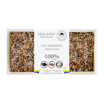 100% Choklad - Salt Karamell 100g (x 10st)