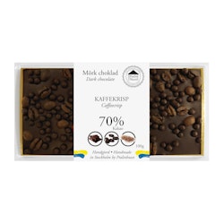 70% Mörk Choklad - Kaffekrisp 100g (x 10st)