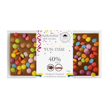 40% Choklad - Fun Time 100g (x 10st)