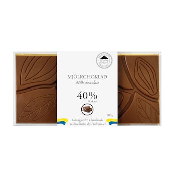 40% Mjölkchoklad - Ren Choklad 100g (x 10st)