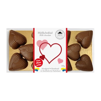Små Hjärtan - Sockerfri 40% Choklad 100g (x 10st)