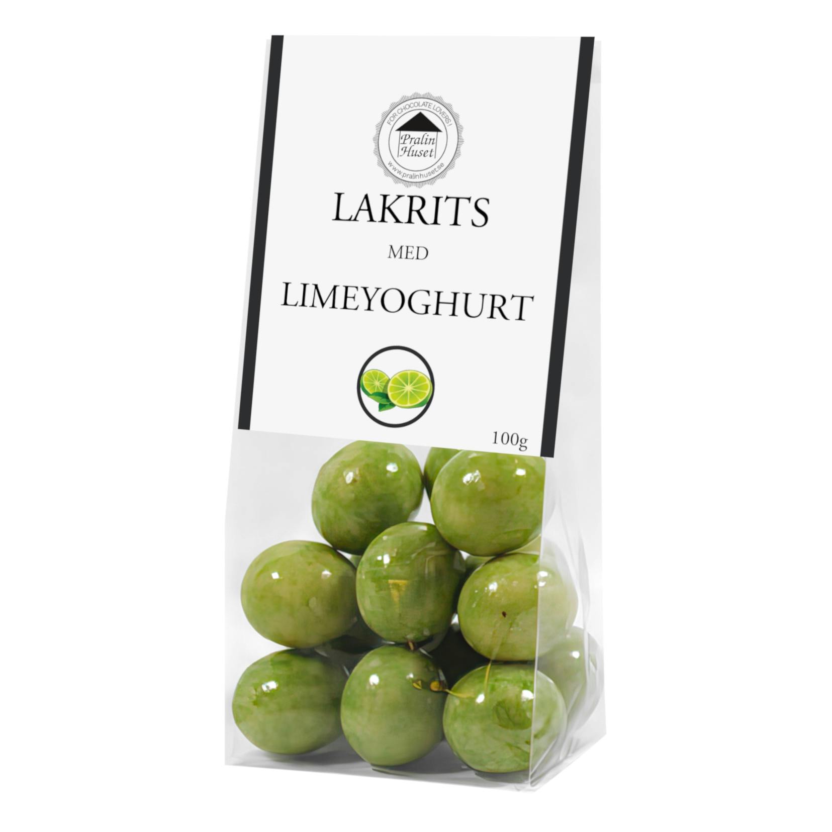 Lakritskulor - Limeyoghurt 100g (x 7st)