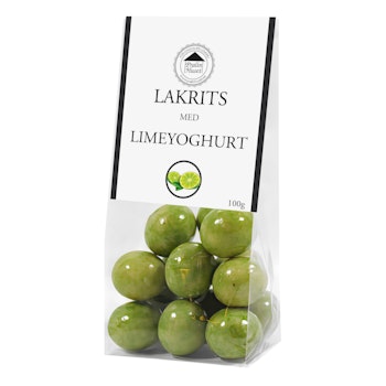Lakritskulor - Limeyoghurt 100g (x 7st)