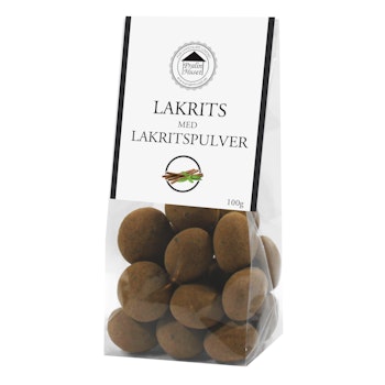 Lakritskulor - Lakritspulver 100g (x 7st)