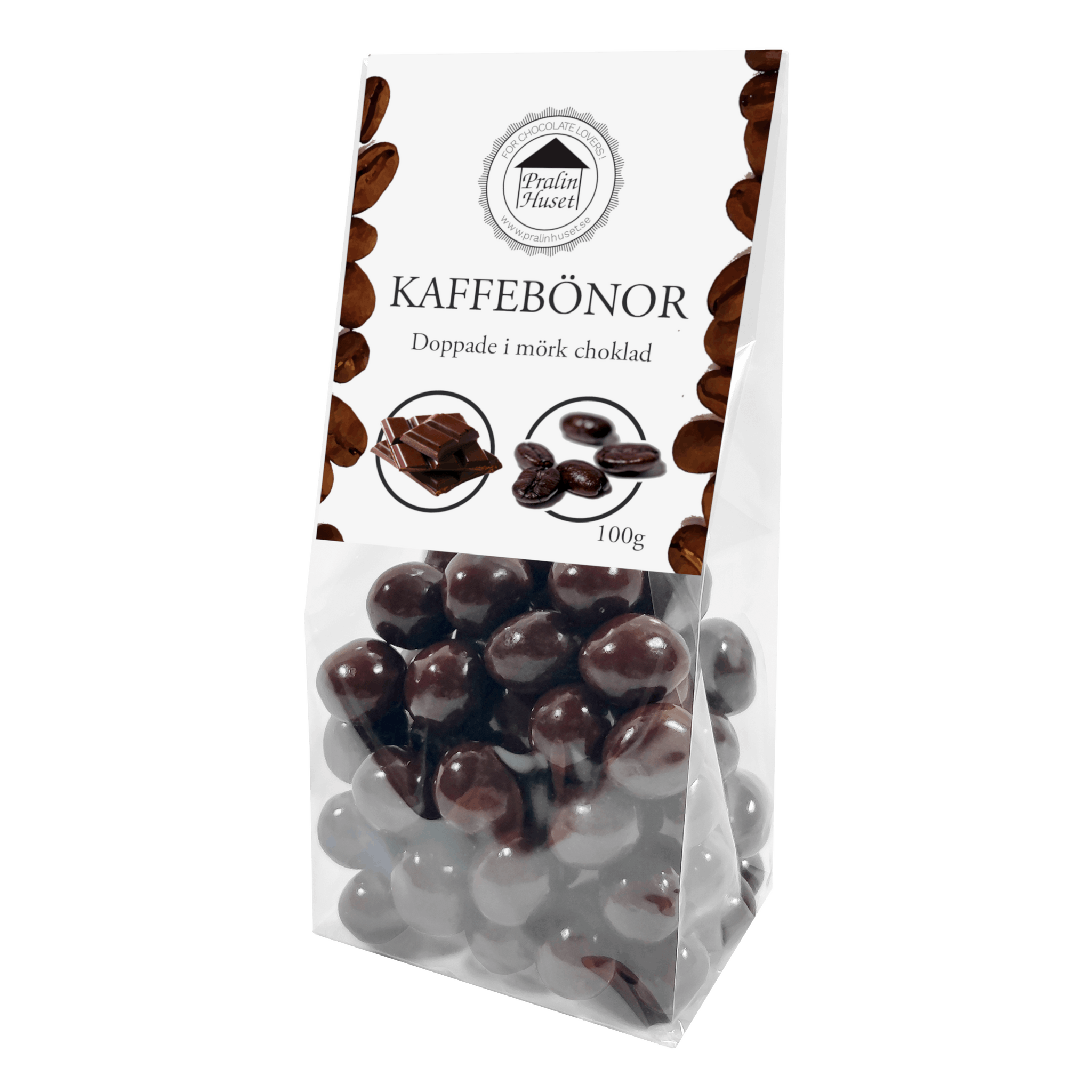 Kaffebönor 70% Choklad 100g (x 7st)