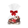 Chokladfigur - Santa on Ski Bob 125g (x 6st)