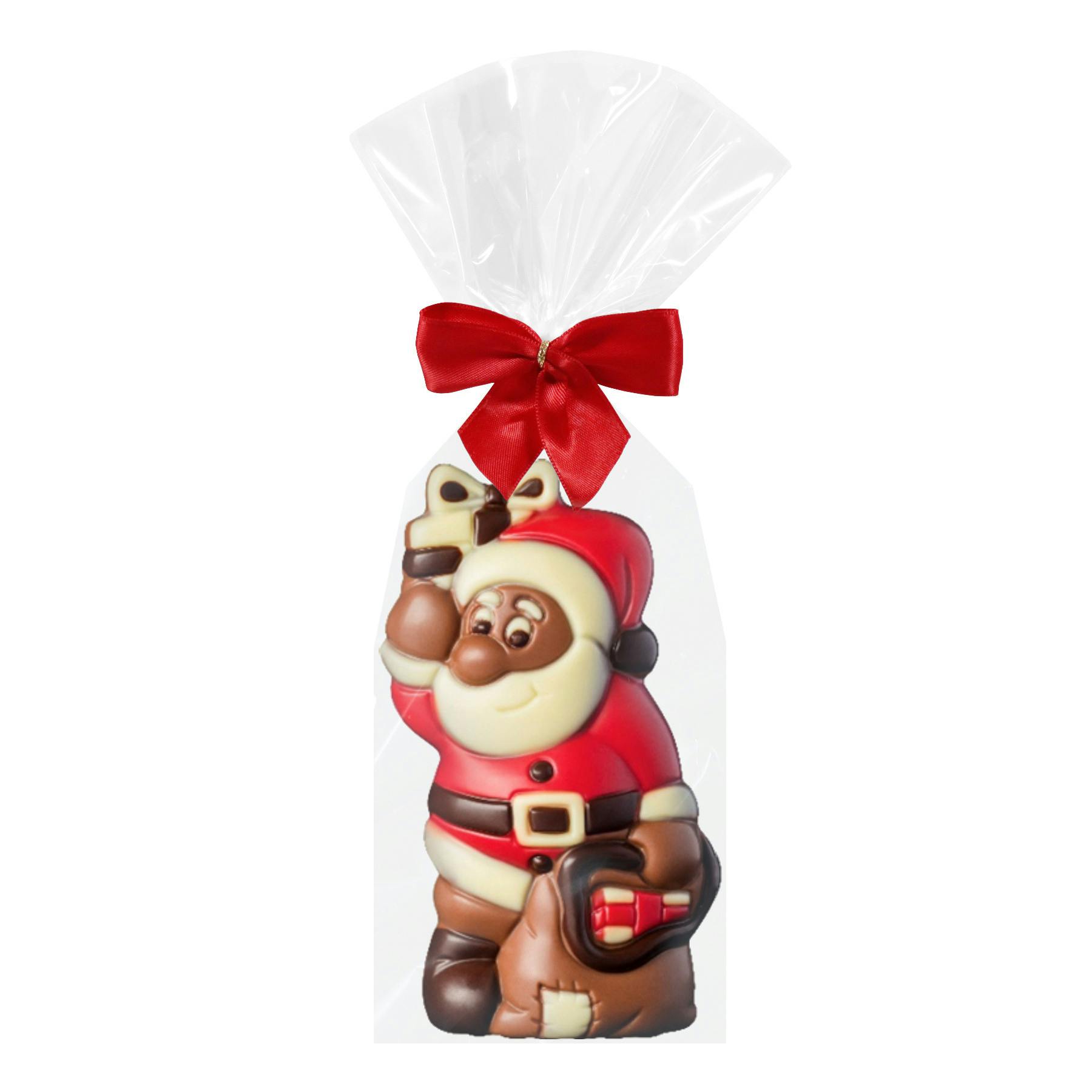Chokladfigur - Santa with Present 75g (x 10st)