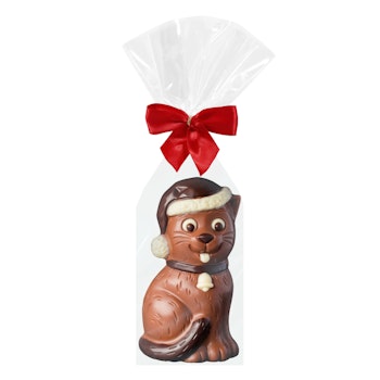 Chokladfigur - Winter Cat 75g (x 10st)