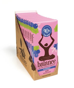 Balance Sockerfri Blåbär Mörk 100g (x 12st)