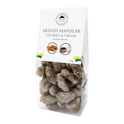 Brända Mandlar - Cookies & Cream 100g (x 10st)