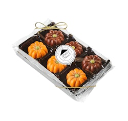 6-bitars Pumpor Flowpack 80g Guldband (x 12st)