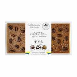 40% Choklad - Kaffe & Kardemumma 100g (x 10st)