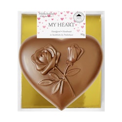 My Heart Chokladhjärta - Ljus 90g (x 8st)