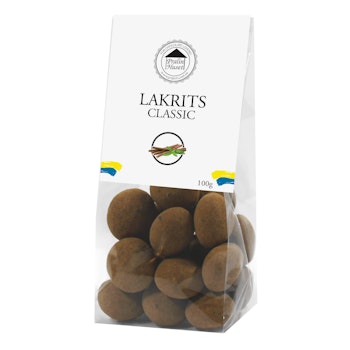 Lakritskulor - CLASSIC Lakritspulver 100g (x 10st)