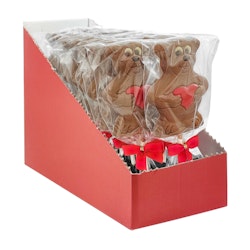 Lollipop - Björn med Hjärta 35g (x 18st i display)