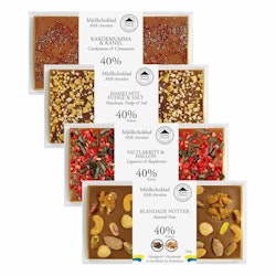 Mixlåda 18 - 40% Choklad (20st i KRT/4 sorter)