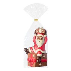Chokladfigur - Santa on Present 300g (x 3st)