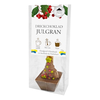 Drickchoklad - 40% Choklad - Julgran 55g (x 15st)