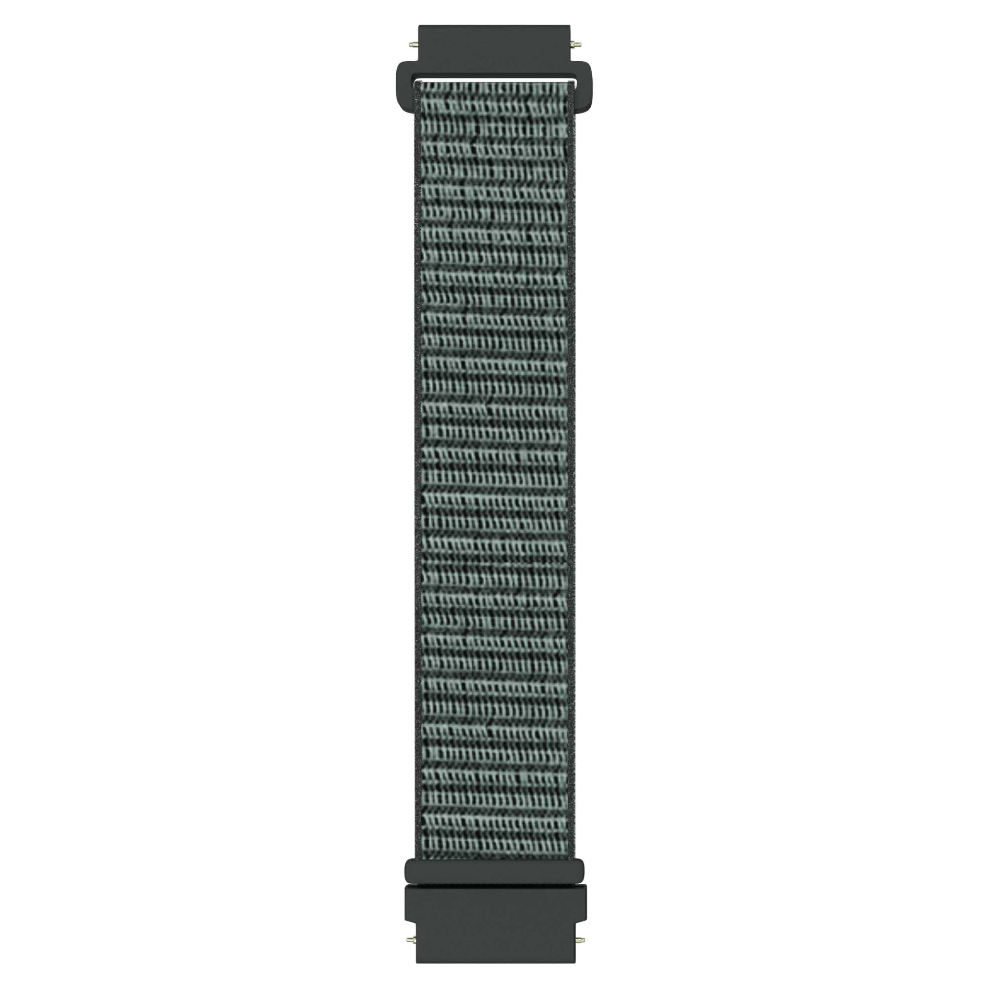 Armband För Smartwatch 20mm Nylon - Grå
