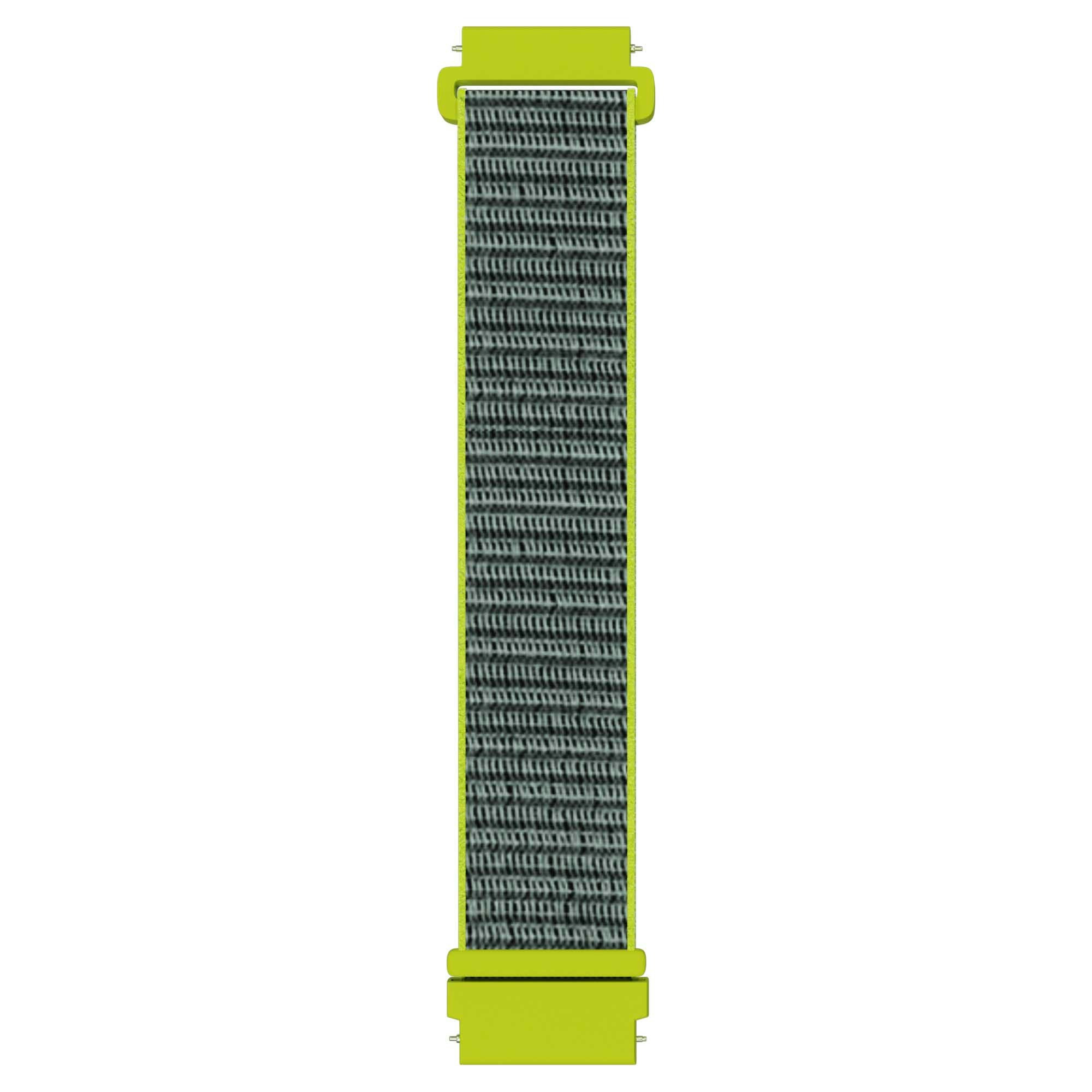 Armband För Smartwatch 20mm Nylon - Grön