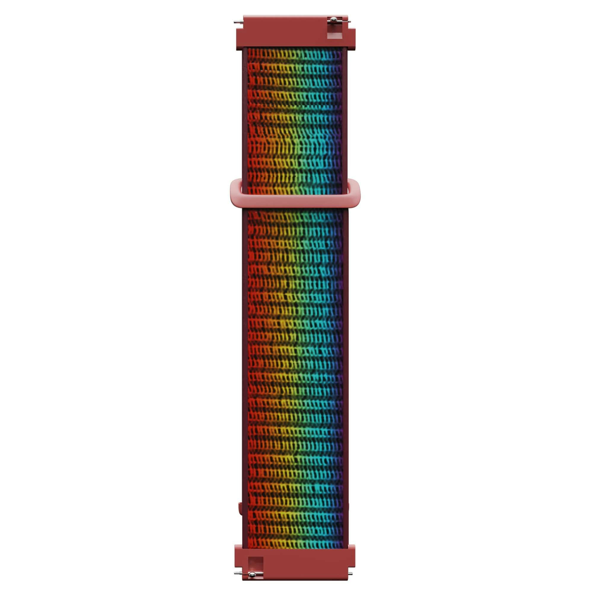 Nylonarmband Sport 22mm - Rainbow Pride