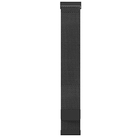 Milanese Loop Metallarmband 20mm - Svart