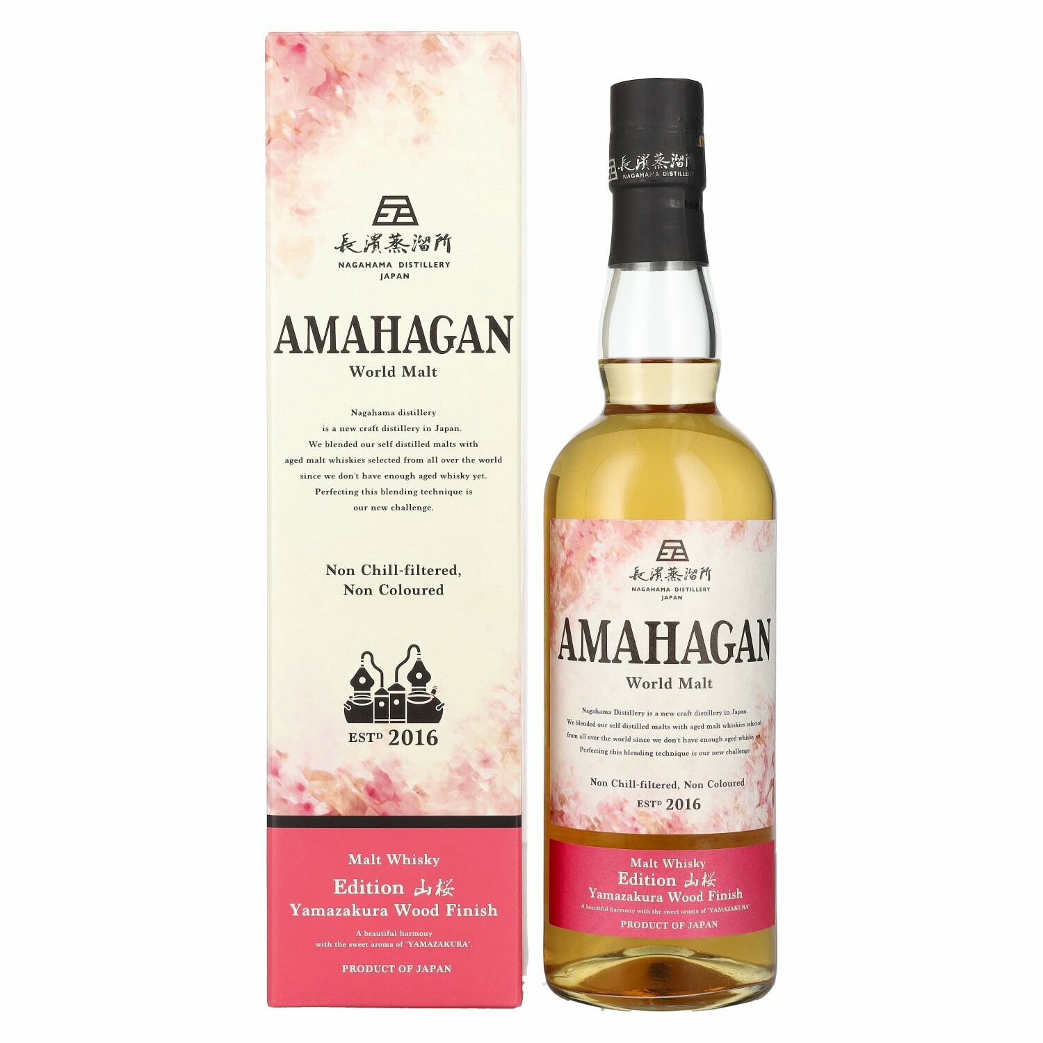 Amahagan World Malt Whisky YAMAZAKURA WOOD Finish 47% Vol. 0,7l in Giftbox