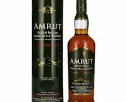 Amrut PEATED Indian Single Malt Whisky CASK STRENGTH 62,8% Vol. 0,7l in Tinbox