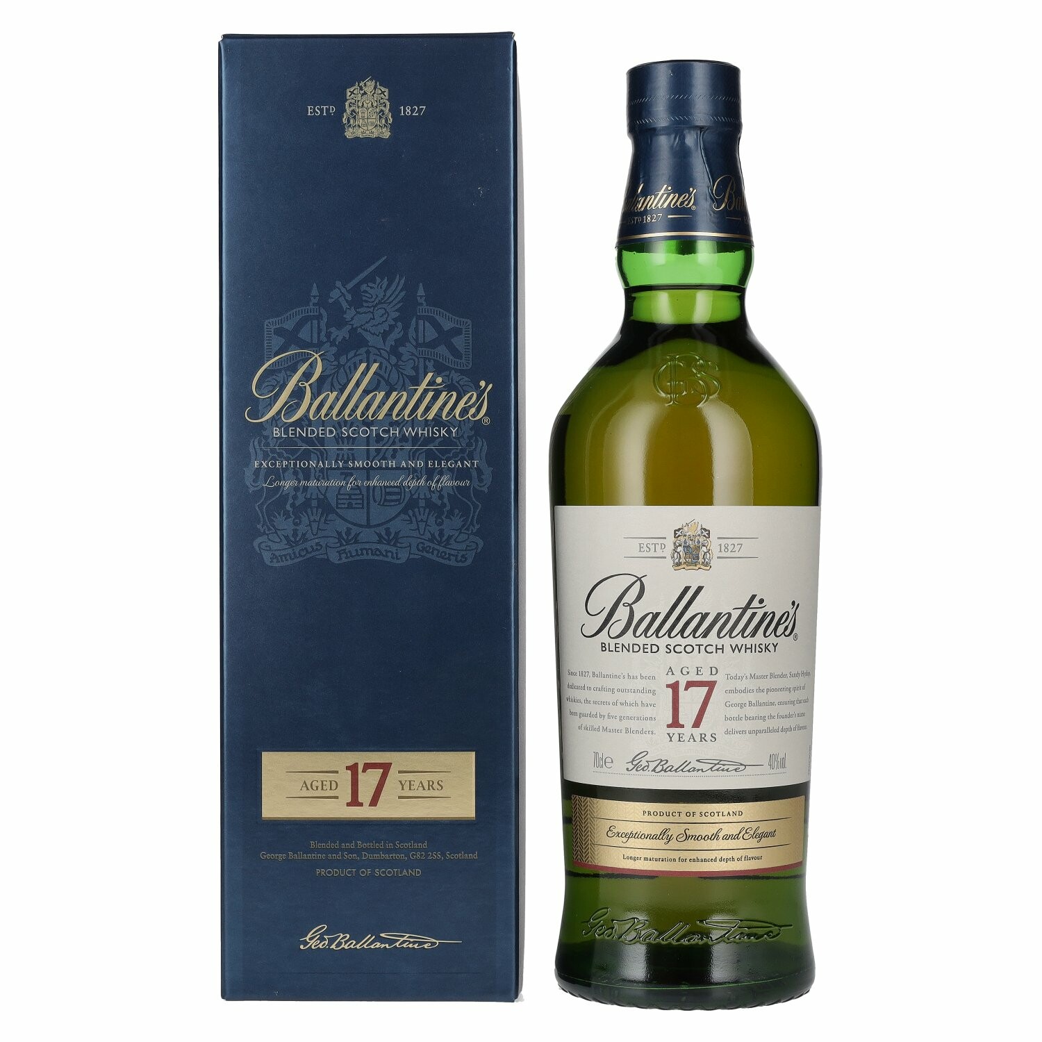 Ballantine's 17 Years Old Blended Scotch Whisky 40% Vol. 0,7l in Giftbox