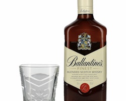 Ballantine's FINEST Blended Scotch Whisky 40% Vol. 0,7l with glass