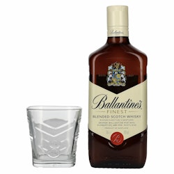 Ballantine's FINEST Blended Scotch Whisky 40% Vol. 0,7l with glass