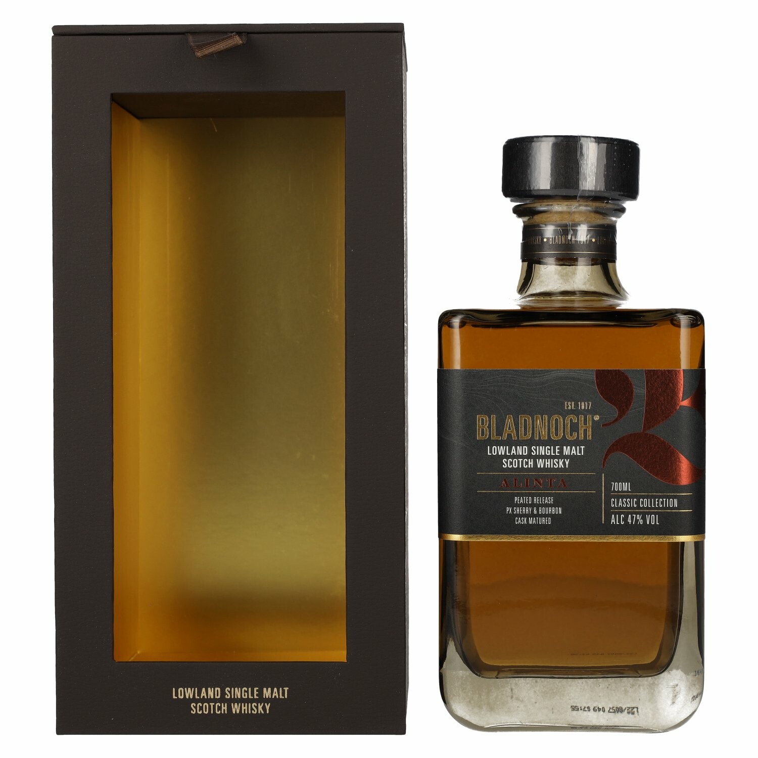 Bladnoch ALINTA Lowland Single Malt Scotch Whisky 47% Vol. 0,7l in Giftbox