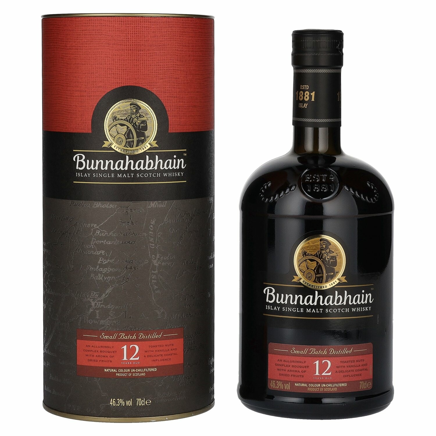 Bunnahabhain 12 Years Old Islay Single Malt Scotch Whisky 46,3% Vol. 0,7l in Giftbox